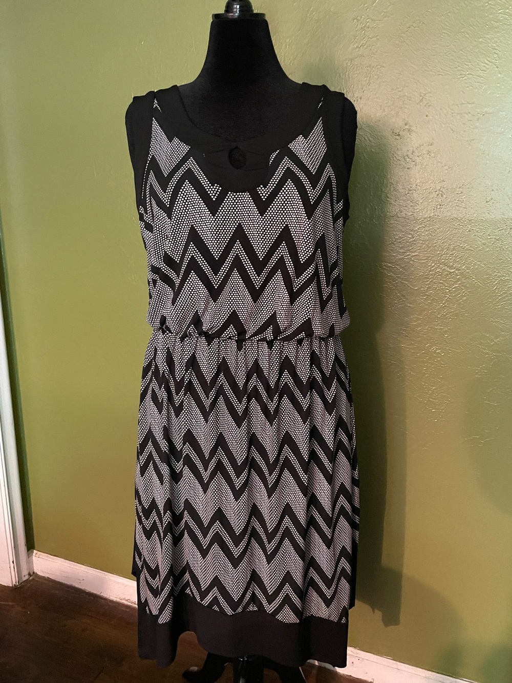 Susan Lawrence Chevron Dress